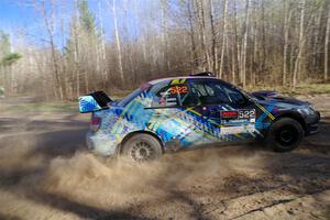 Matt James / Jackie James Subaru Impreza on SS6, Kabekona III.