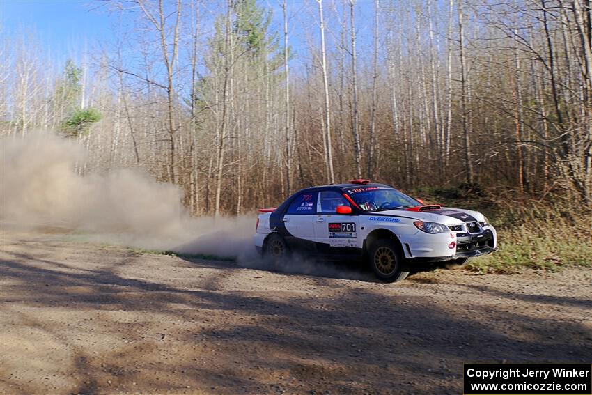 Jason Cook / Maggie Tu Subaru WRX on SS6, Kabekona III.
