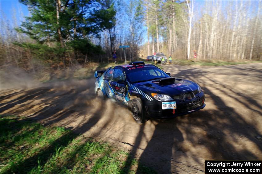 Matt James / Jackie James Subaru Impreza on SS6, Kabekona III.