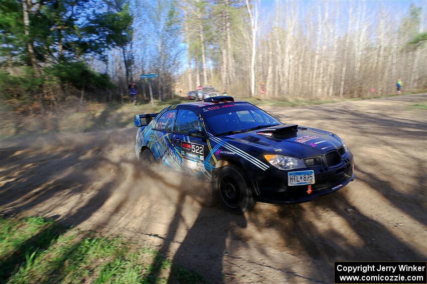 Matt James / Jackie James Subaru Impreza on SS6, Kabekona III.
