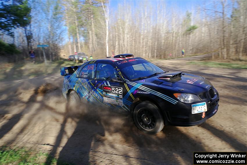 Matt James / Jackie James Subaru Impreza on SS6, Kabekona III.