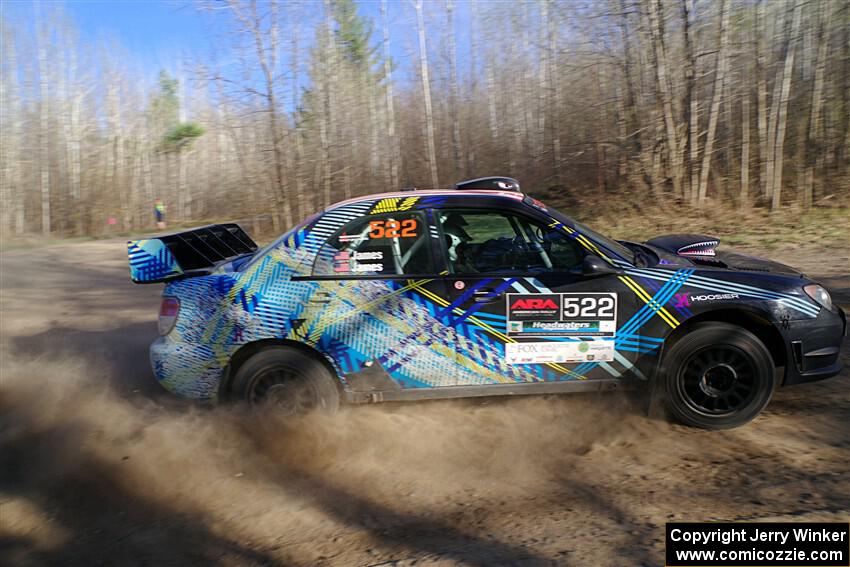 Matt James / Jackie James Subaru Impreza on SS6, Kabekona III.