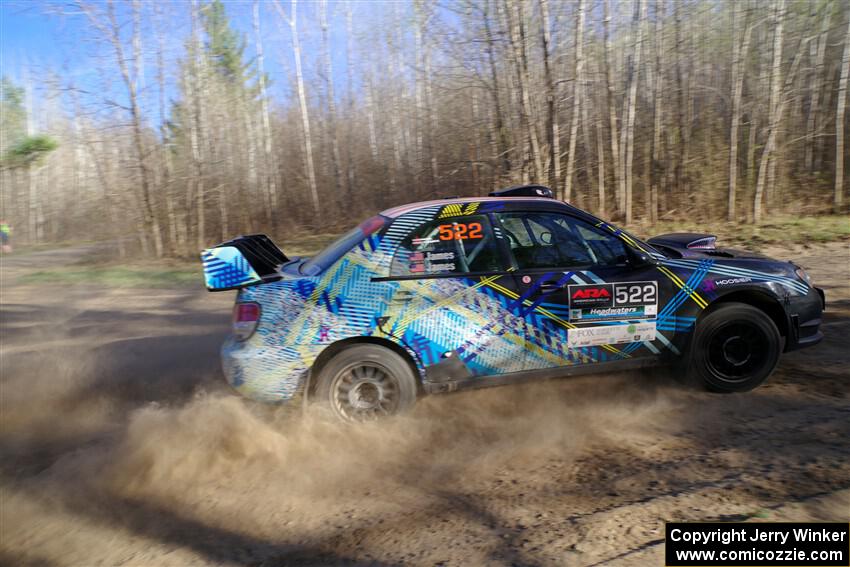Matt James / Jackie James Subaru Impreza on SS6, Kabekona III.
