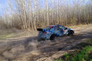 Matt James / Jackie James Subaru Impreza on SS6, Kabekona III.