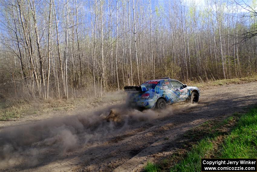 Matt James / Jackie James Subaru Impreza on SS6, Kabekona III.