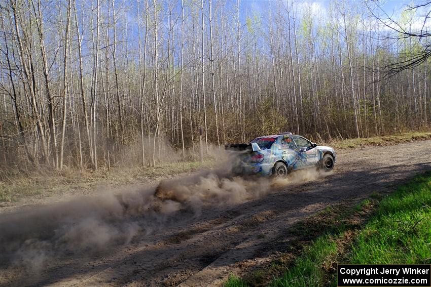 Matt James / Jackie James Subaru Impreza on SS6, Kabekona III.