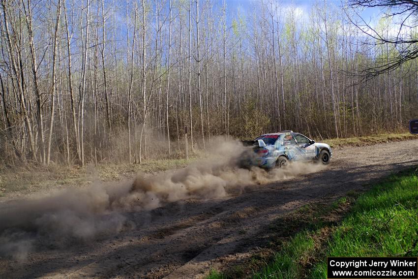 Matt James / Jackie James Subaru Impreza on SS6, Kabekona III.