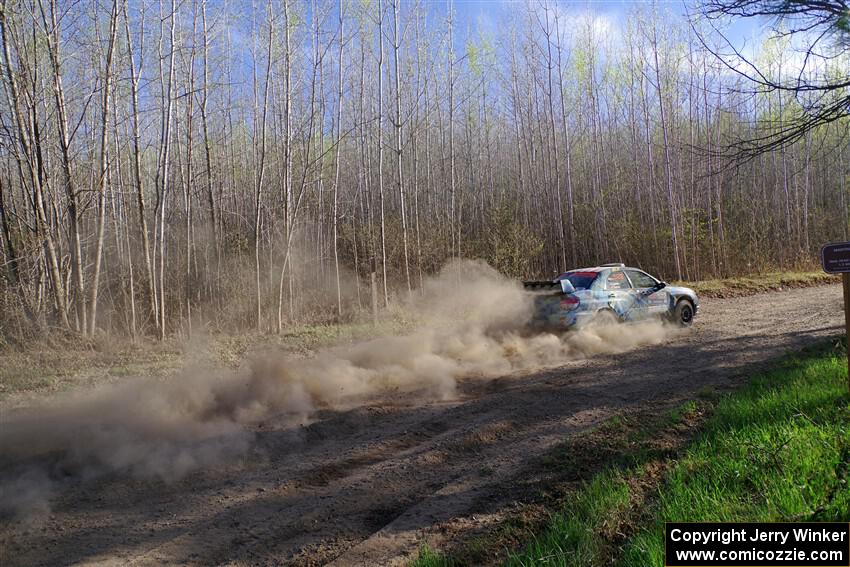 Matt James / Jackie James Subaru Impreza on SS6, Kabekona III.