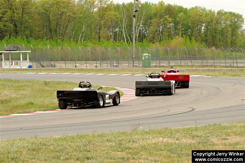 Ben Anderson's, Justin Elder's and Nolan Elder's Spec Racer Ford 3s