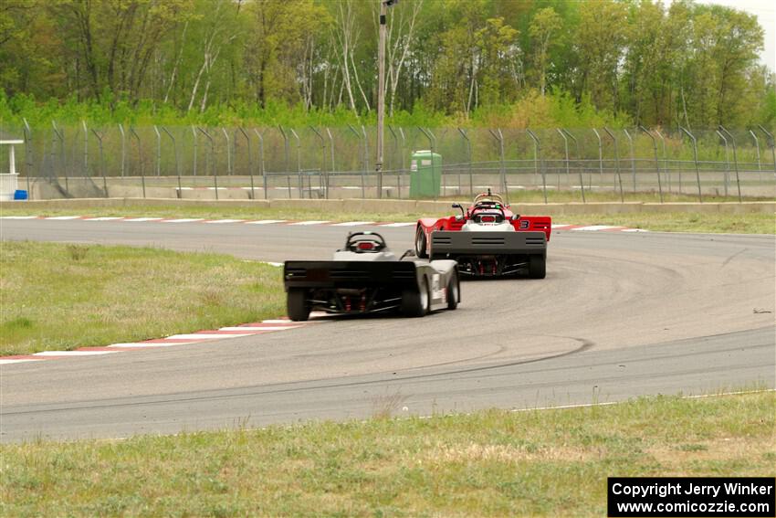 Ben Anderson's, Justin Elder's and Nolan Elder's Spec Racer Ford 3s