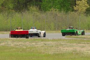 Greg Eick's, Caleb Childs' and Reid Johnson's Spec Racer Ford 3s