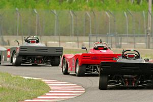 Justin Elder's, Ben Anderson's and Nolan Elder's Spec Racer Ford 3s