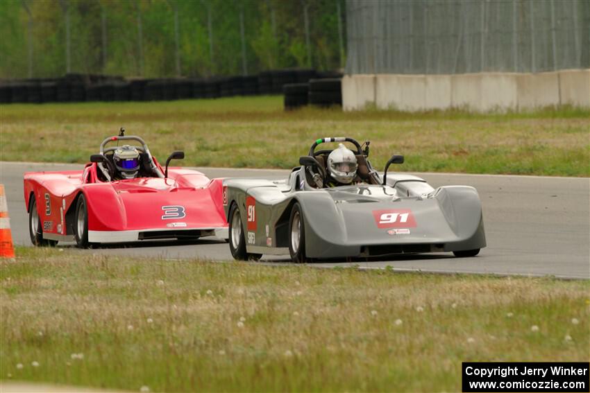 Justin Elder's and Ben Anderson's Spec Racer Ford 3s