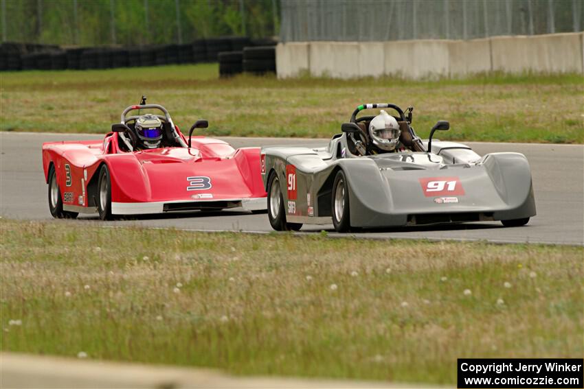 Justin Elder's and Ben Anderson's Spec Racer Ford 3s