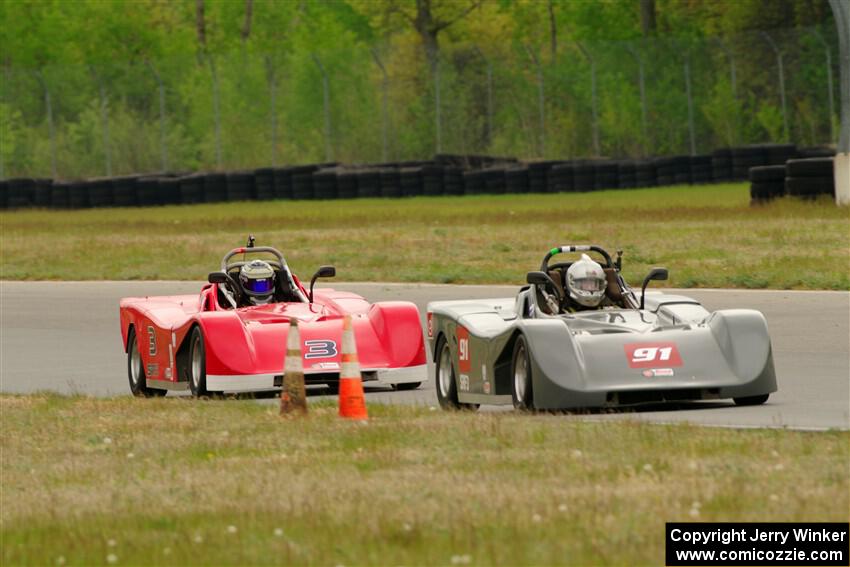 Justin Elder's and Ben Anderson's Spec Racer Ford 3s