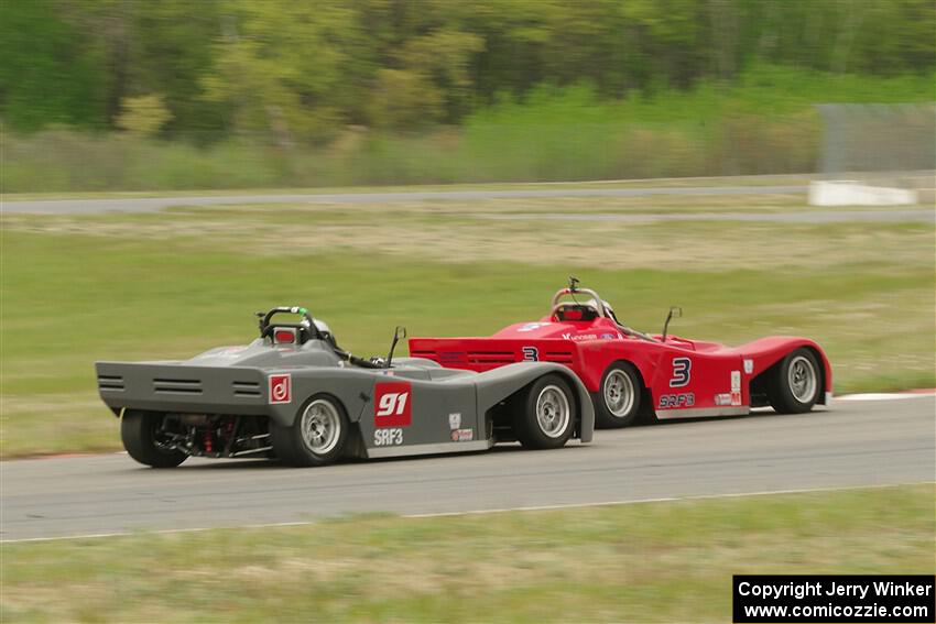 Ben Anderson's and Justin Elder's Spec Racer Ford 3s
