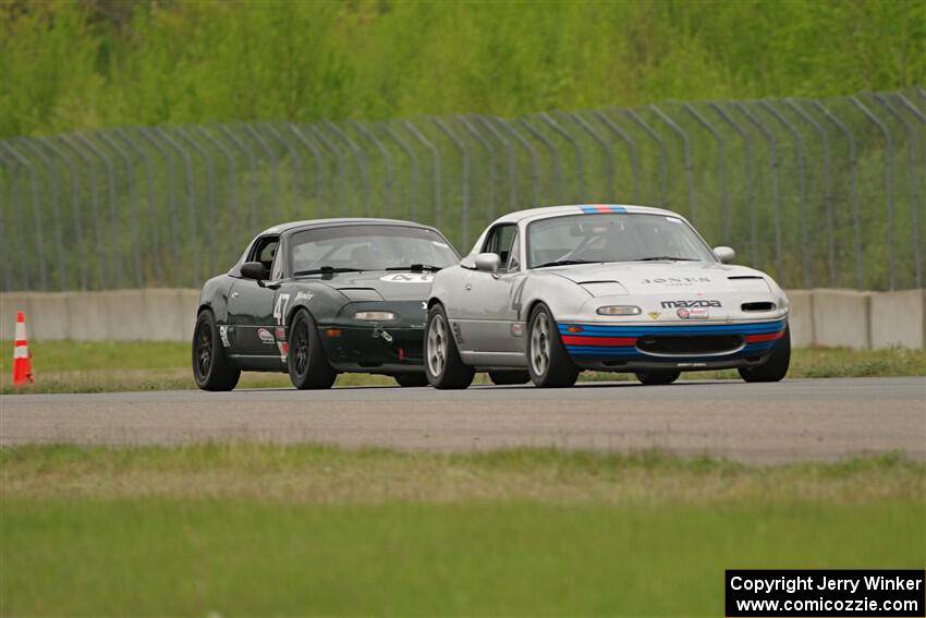 Tony Jones' and Sam Nogosek's Spec Miata Mazda Miatas
