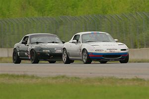 Tony Jones' and Sam Nogosek's Spec Miata Mazda Miatas