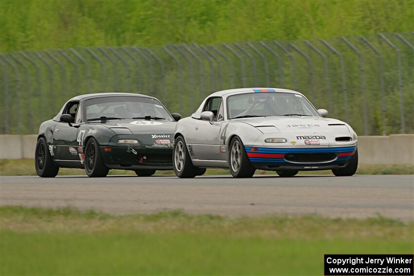 Tony Jones' and Sam Nogosek's Spec Miata Mazda Miatas