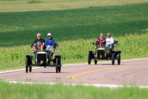 Dave Shadduck's 1907 Ford and Kathryn Brewer's 1907 Ford
