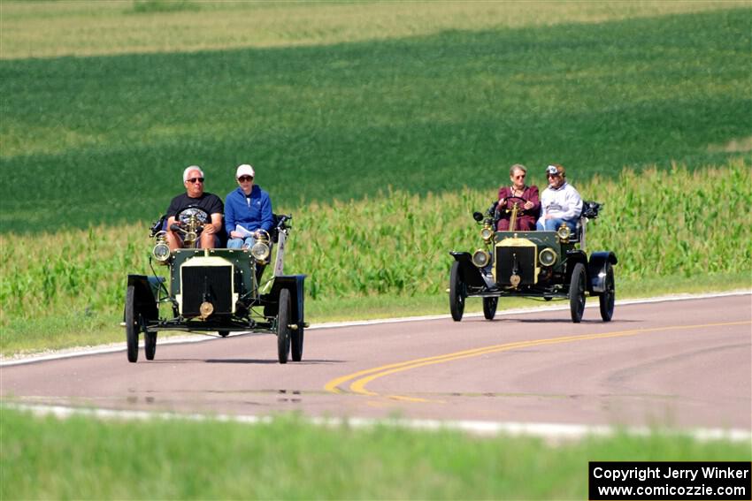 Dave Shadduck's 1907 Ford and Kathryn Brewer's 1907 Ford