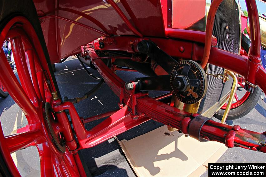 Suspension adjustment on Rob Heyen's 1907 Ford Model K