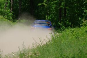 Jimmy Pelizzari / Bryce Proseus Subaru WRX on SS1, Camp 3 North.