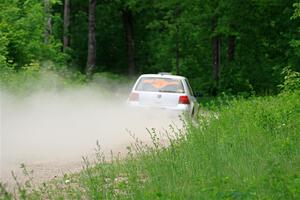 John Gusmano / Zack Goldstein VW GTI on SS1, Camp 3 North.