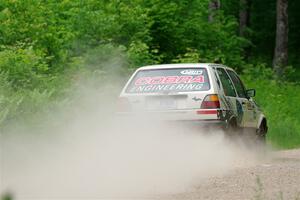 Heath Shively / Shanti Witt VW Golf on SS1, Camp 3 North.
