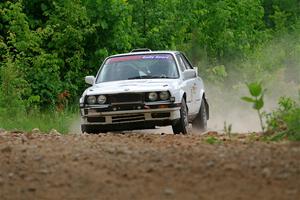 Elena Huizar / Julienne Ciacico BMW 325i on SS1, Camp 3 North.