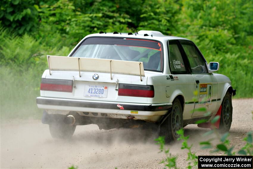 Elena Huizar / Julienne Ciacico BMW 325i on SS1, Camp 3 North.