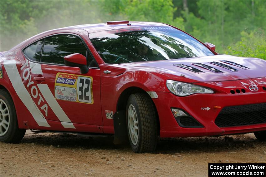 Eric Anderson / Taylor Haelterman Toyota FR-S on SS1, Camp 3 North.