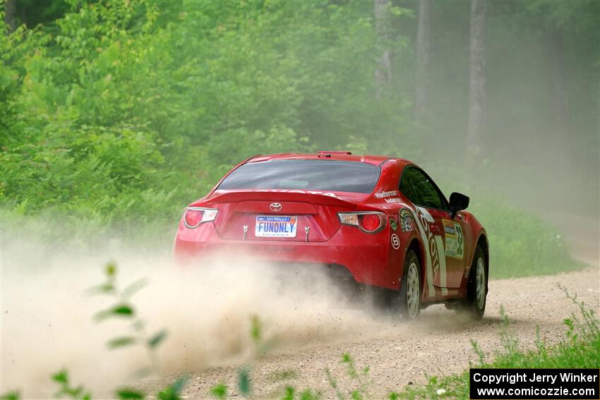 Eric Anderson / Taylor Haelterman Toyota FR-S on SS1, Camp 3 North.
