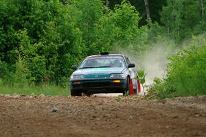 Maegan Burkart / Joanna Seaman Honda CRX Si on SS1, Camp 3 North.
