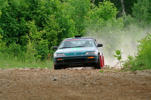 Maegan Burkart / Joanna Seaman Honda CRX Si on SS1, Camp 3 North.