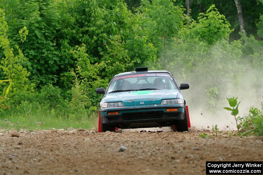 Maegan Burkart / Joanna Seaman Honda CRX Si on SS1, Camp 3 North.
