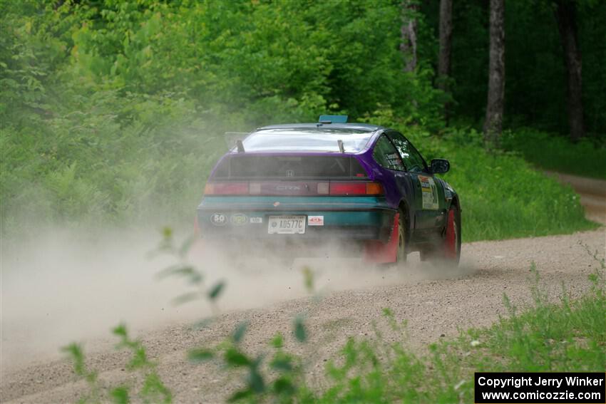 Maegan Burkart / Joanna Seaman Honda CRX Si on SS1, Camp 3 North.