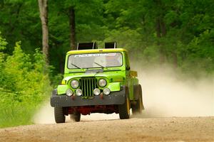 Mike Purzycki / Matt Wernette Jeep Scrambler on SS2, Skunk Creek.