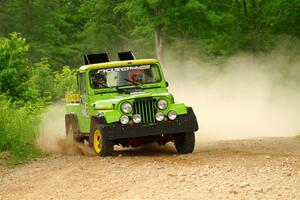 Mike Purzycki / Matt Wernette Jeep Scrambler on SS2, Skunk Creek.