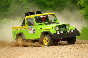 Mike Purzycki / Matt Wernette Jeep Scrambler on SS2, Skunk Creek.