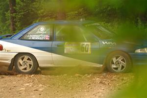 Jacob Kennedy / Josh Remmetter Ford Escort GT on SS2, Skunk Creek.