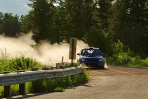 Jimmy Pelizzari / Bryce Proseus Subaru WRX on SS6, Camp 3 South.