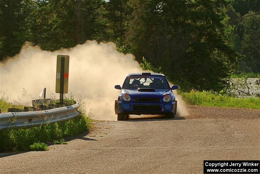 Jimmy Pelizzari / Bryce Proseus Subaru WRX on SS6, Camp 3 South.