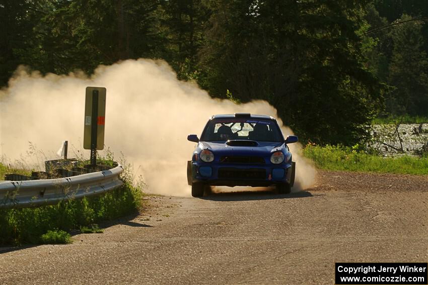 Jimmy Pelizzari / Bryce Proseus Subaru WRX on SS6, Camp 3 South.