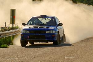Connor Himes / Aleut Hatfield Subaru Impreza on SS6, Camp 3 South.