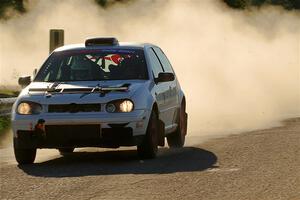 John Gusmano / Zack Goldstein VW GTI on SS6, Camp 3 South.