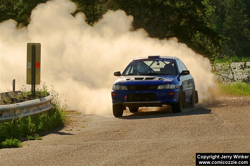 Connor Himes / Aleut Hatfield Subaru Impreza on SS6, Camp 3 South.