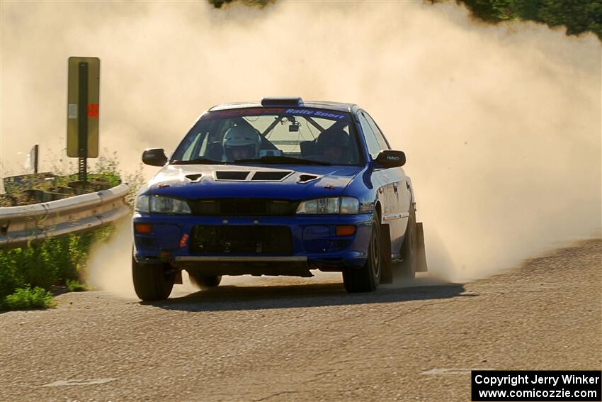 Connor Himes / Aleut Hatfield Subaru Impreza on SS6, Camp 3 South.