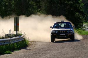 Mohammad Salehi / Artur Stepanov BMW 325is on SS6, Camp 3 South.