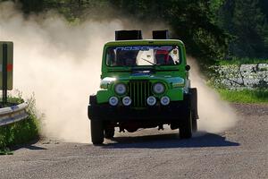 Mike Purzycki / Matt Wernette Jeep Scrambler on SS6, Camp 3 South.
